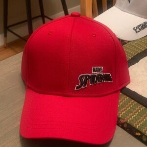 Marvel Red Spider-Man Logo Hat